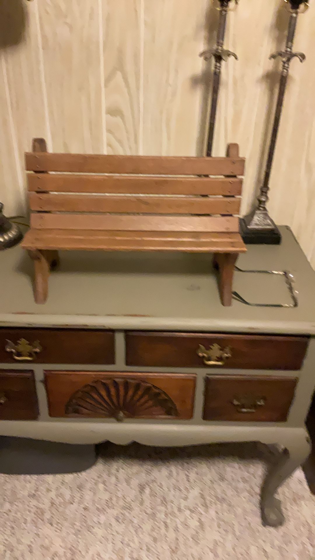 Old Wood Park Bench