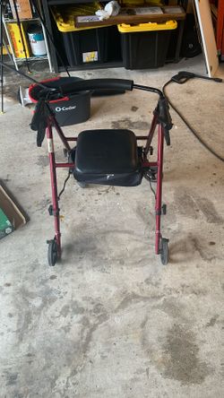 Medline rollator walker w seat