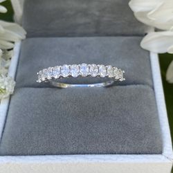 NEW! 1CTW. Oval Cut, Certified Moissanite Diamond Wedding Band, Please See Details 🌹