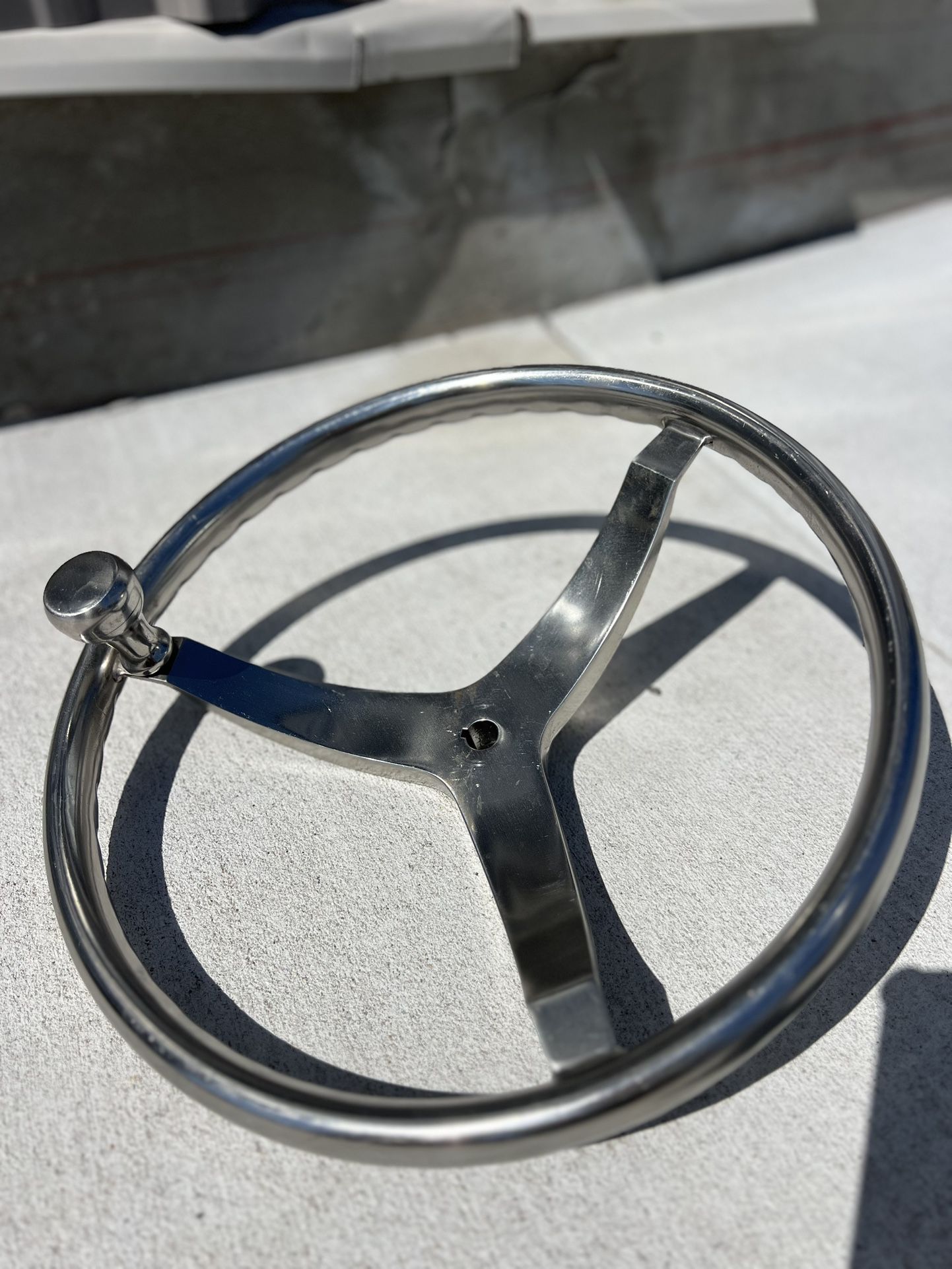 Stainless Steel Boat Steering Whell 15-1/2