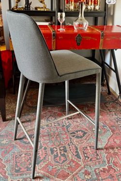Gray Stool – 26” Seat Height