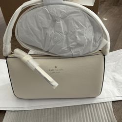 New Kate Spade New York Medium Crossbody Bag Meringue