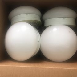 Light Mushroom White Flush mount Cover 6 Available