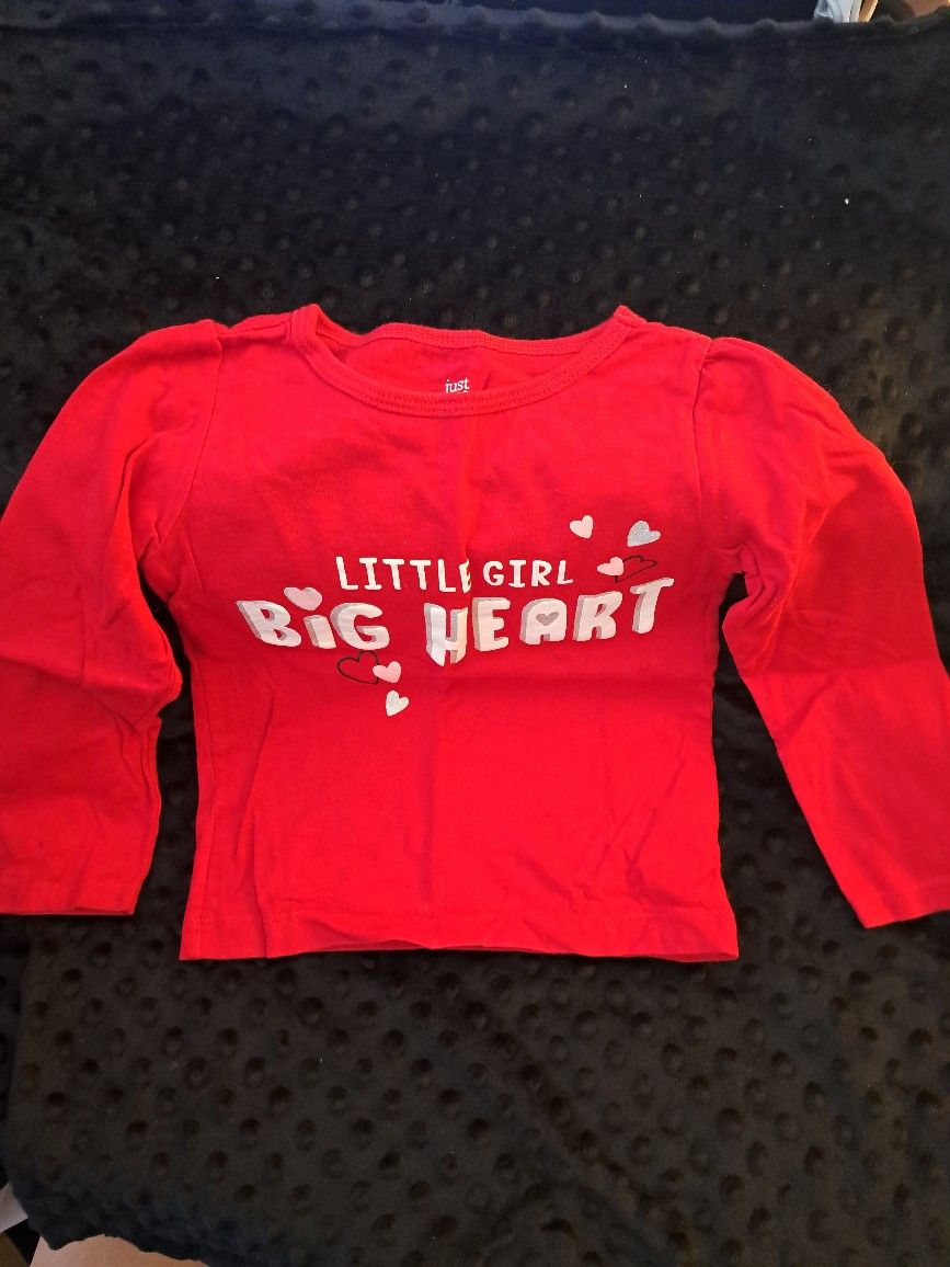 Little Girl BIG Heart Toddler Girl's Long sleeve