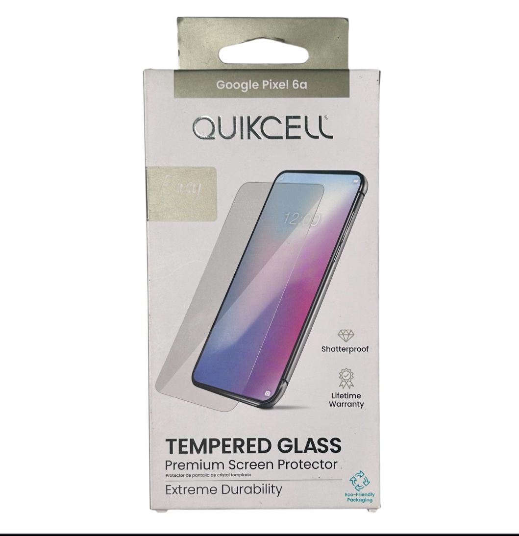 Quikcell Tempered Glass Premium Screen Protector | Google Pixel 6a