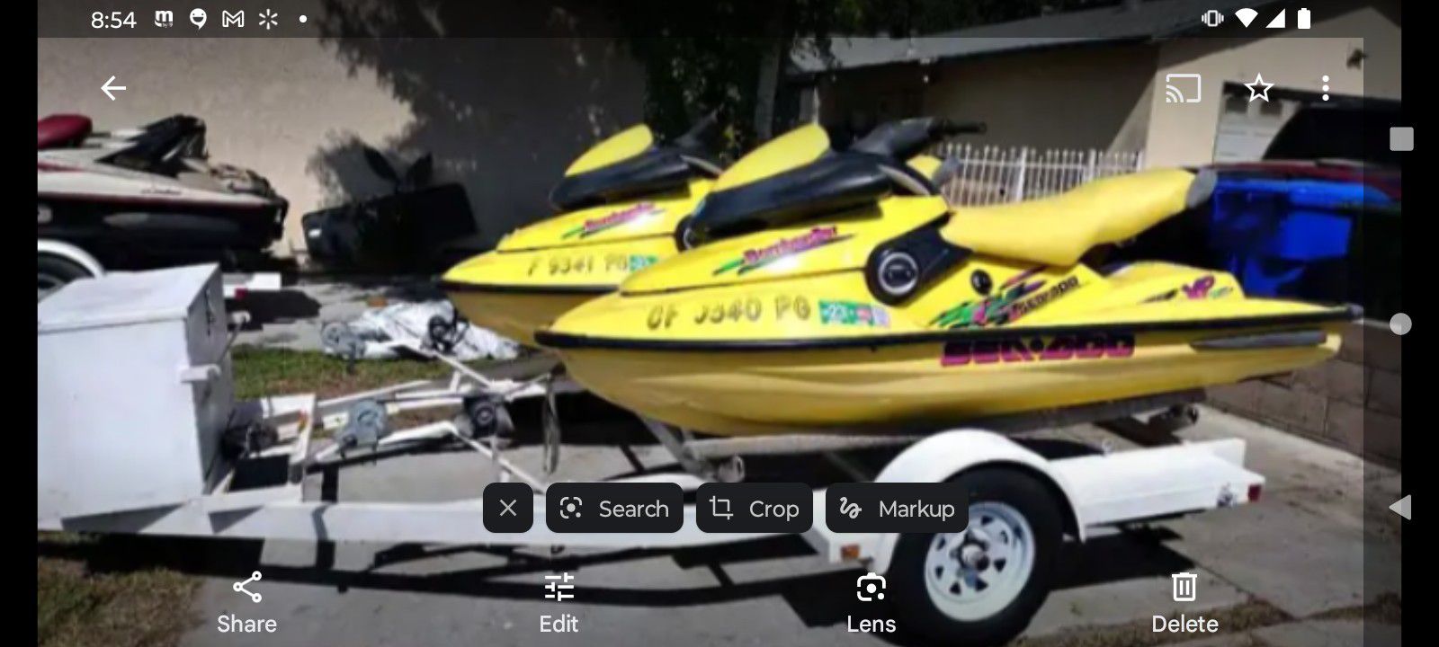 2 97 SEADOO SPRINGSEATS  RUNNING CONDITION NEW SEATS AND CHIN BAR PADS 2250 EACH SKI 😆 PACKAGE DEAL 4700 😆😆😆😆