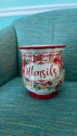 Pioneer Woman Vintage Floral Utensil Holder