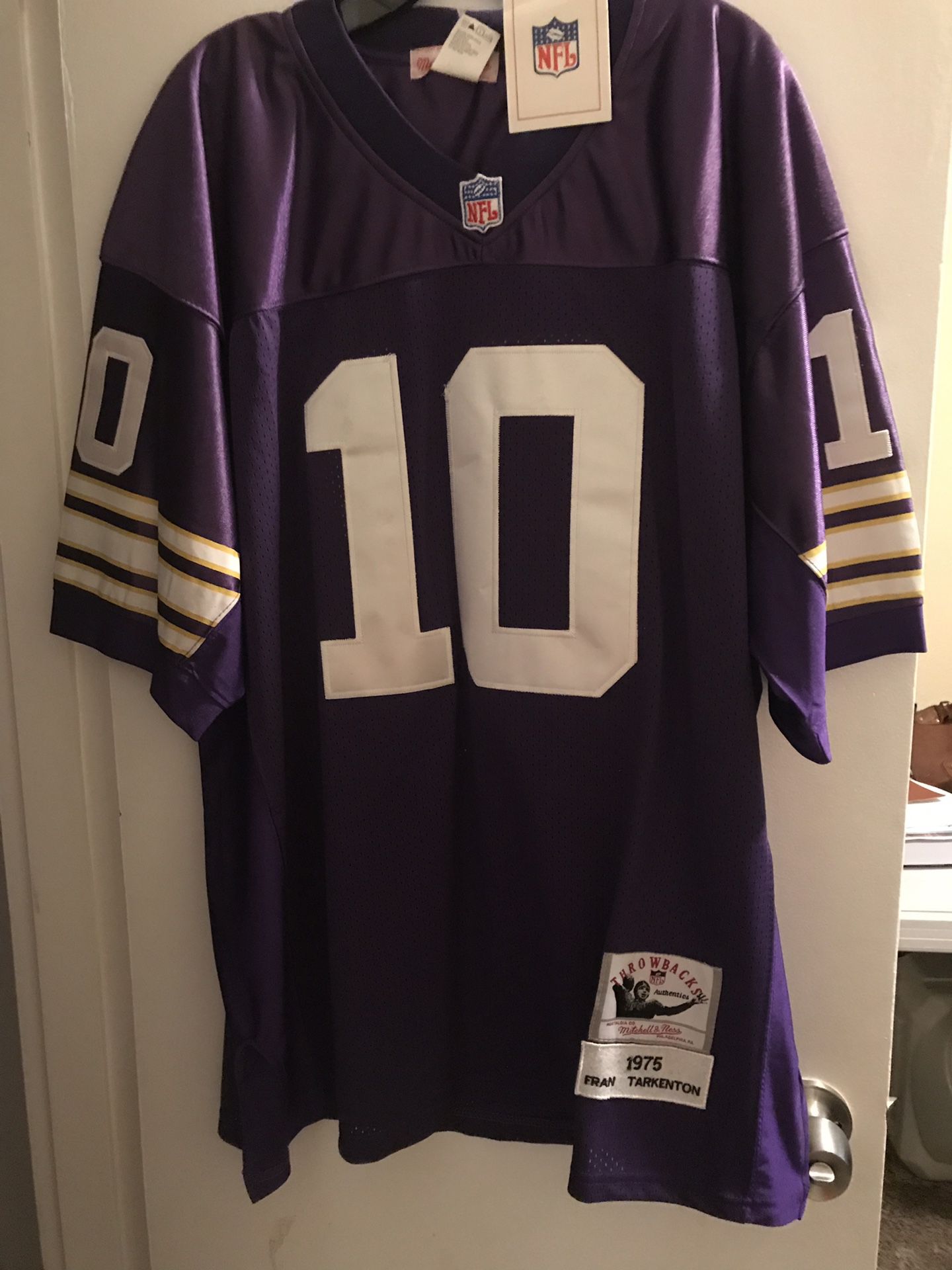 NFL Jersey - mitchell and ness fran tarkenton jersey for Sale in ...