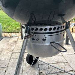 Weber charcoal grill