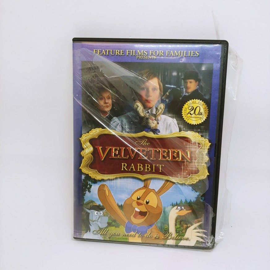 Velveteen Rabbit DVD 20th Anniversary Featured Films for Families.