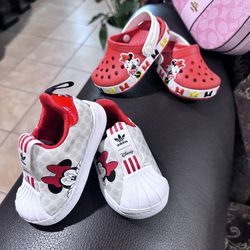 Adidas Y Crocs Size 4c Y 5c 