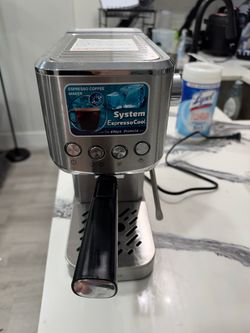 Espresso Coffee Machine with Milk Frother – Stainless Steel
