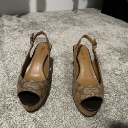 Coach Sling Back Heels 