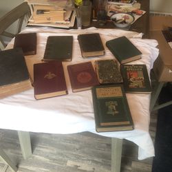 Several Old Books Over 100 Years Old