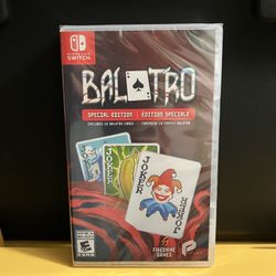 NEW Balatro Special Edition for Nintendo Switch Video Game console Lite OLED 2 Card cards