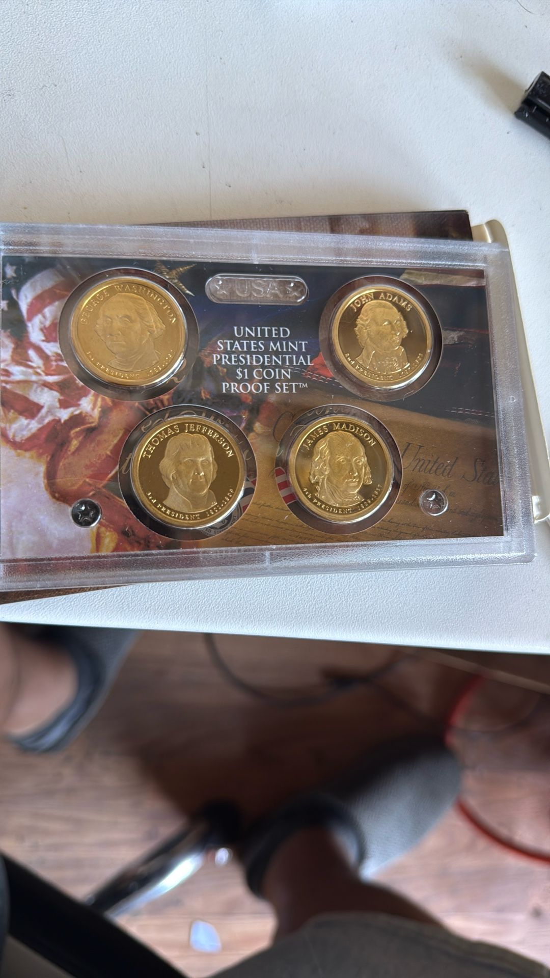 US Presidential $1 Coin Proof Set