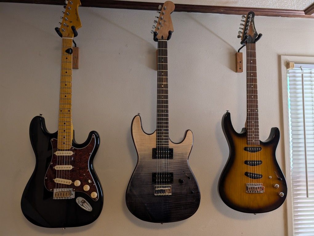 3 Nice Electric Guitars