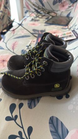 John Deere Kids Lace-Up Work Boots
