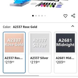 Rose Gold MacBook Screen Replacement Kit 