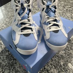 Air Jordan 6 Retro University Blue/white-black Men’s Size 11
