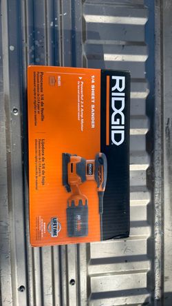 Rigid quarter sheet sander, unopened in box