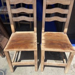 Chairs-  Set Of 6  Solid Wood 