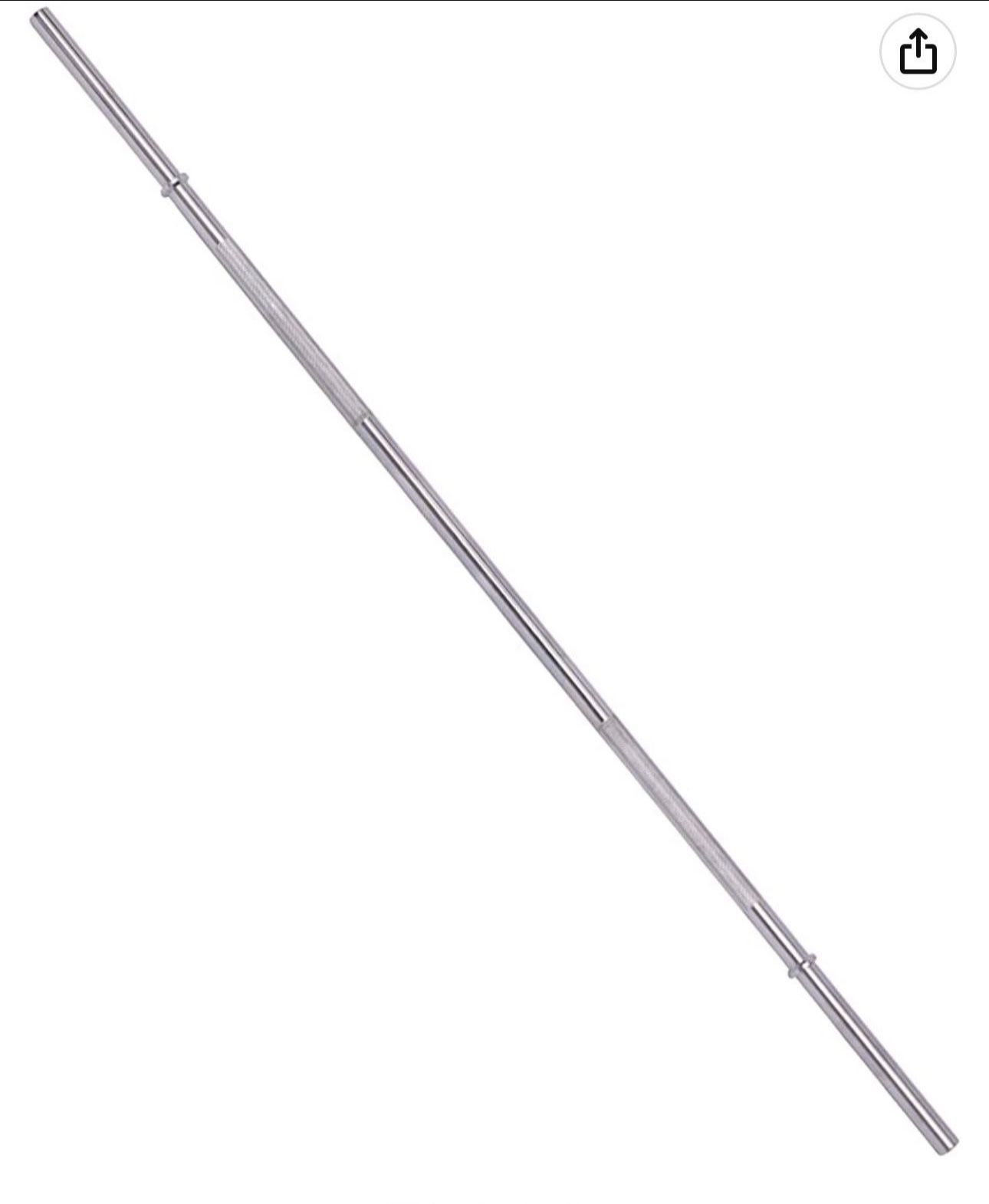 6ft BalanceFrom Standard Weightlifting Barbell