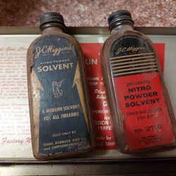 Antique gun cleaning kit.