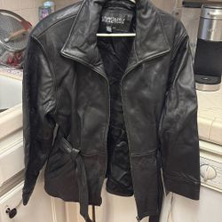 Kenneth Cole reaction leather coat