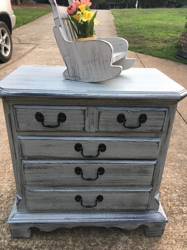 Refinished Distressed Big Night Stand Furniture In Mooresville Nc Refinished Distressed Big Night Stand Furniture In Mooresville Nc Offerup