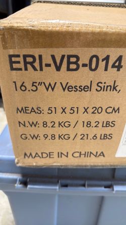 Top mount vessel sink