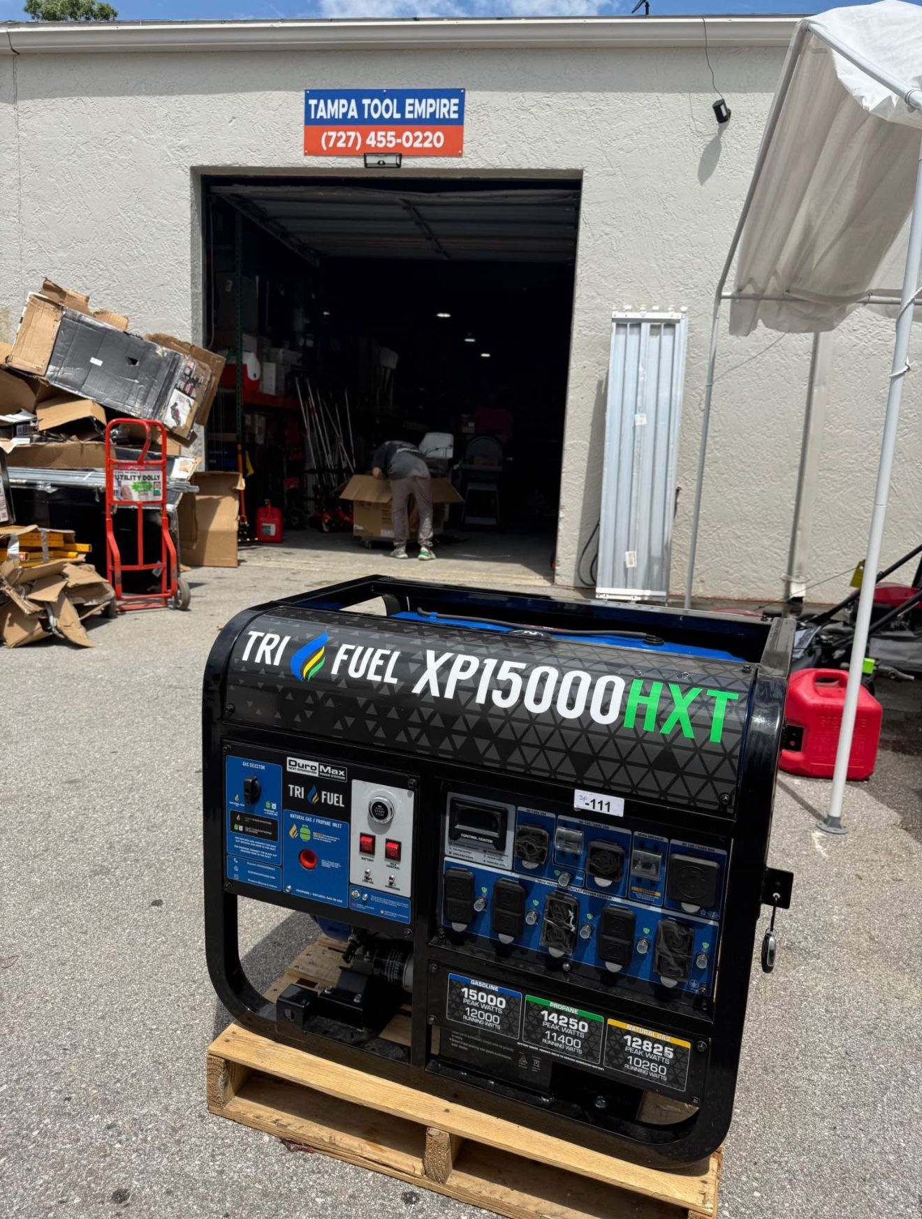 Duro Max Tri Fuel 15000 watt generator