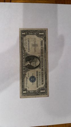 *RARE* series 1957 silver certificate dollar
