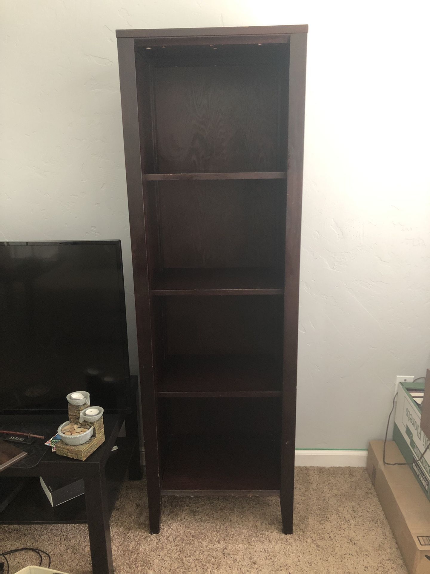 Pair of mid century modern bookshelves