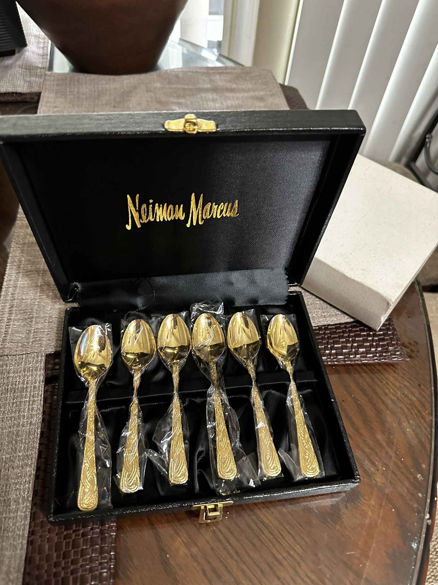 Neiman Marcus 24kt Gold EP SPOONS