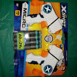 DOUBLE PACK NERF SHOOTERS WITH 8 NERF DARTS