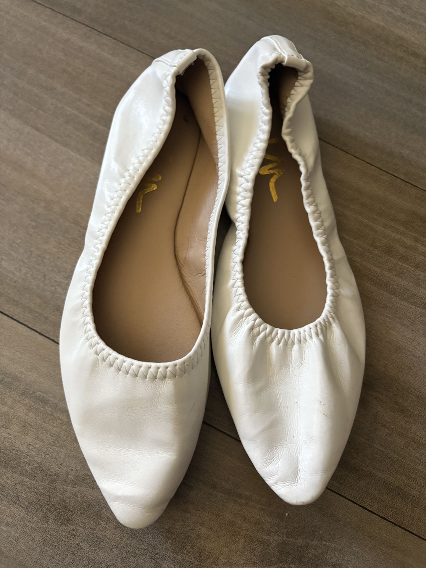 White Ballet Flats Shoes
