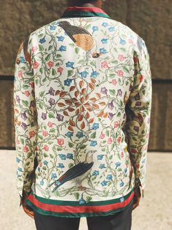 Gucci Silk Bird Shirt