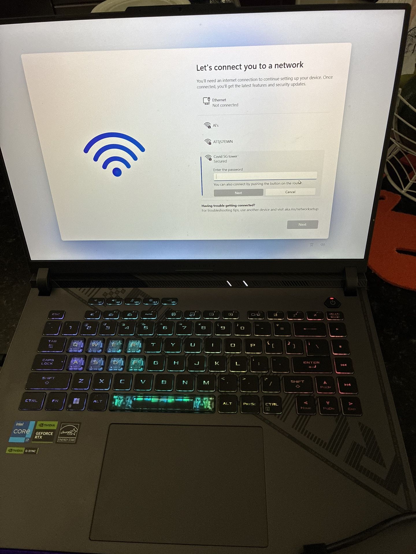 ASUS ROG Strix G16 Gaming laptop