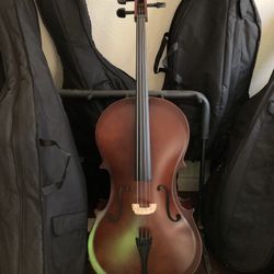 New Cello With Old German Style Varnish