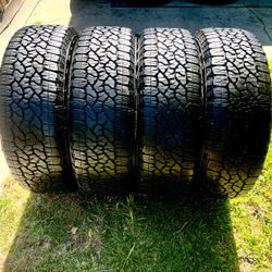 275/65r20 Goodyear Trailrunner AT [34x11.0r20] 90% Tread 10 Ply Load E Silverado 2500