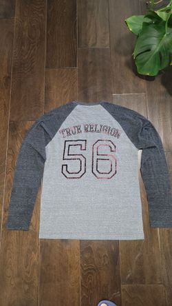 True Religion raglan baseball long-sleeve shirt Men's Size Medium PRICE Is Firm Cash Only