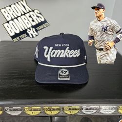 New York Yankees Script 47 Brand Hitch Hat Snapback 