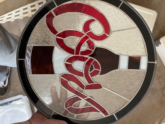 Vintage Coors Hanging Stained Glass