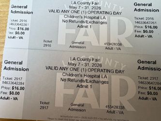 LA county fair tickets