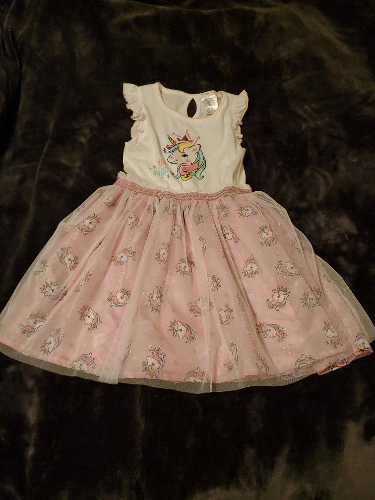 6/6x Girl Unicorn Dress