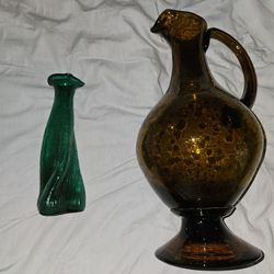 Antique Blown Glass Vases