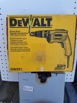 New Dewalt Drywall Screwdriver