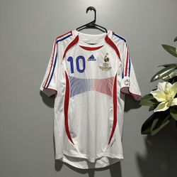 2006 France Zidane White Away KIt