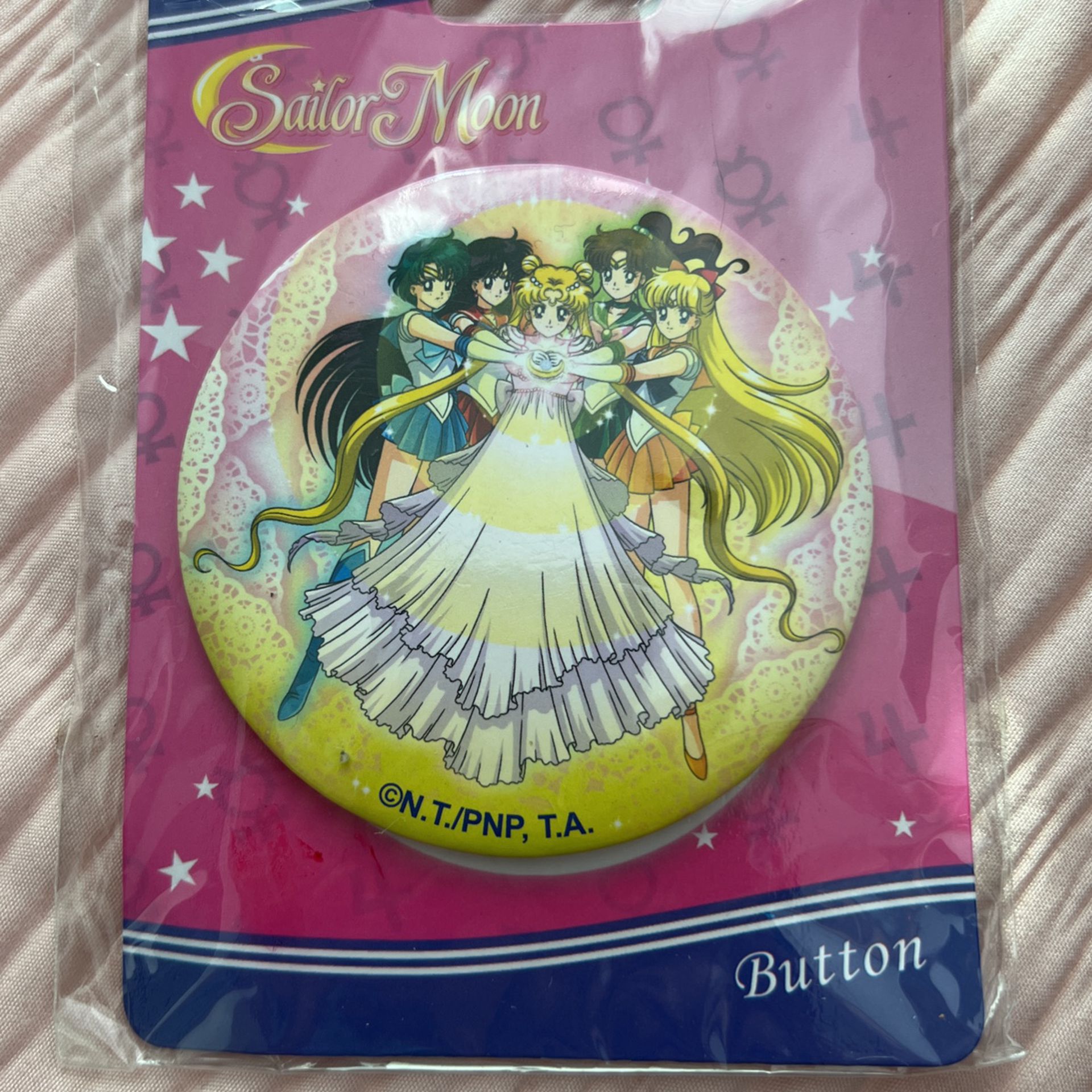 Sailor Moon Scouts Button Pin 